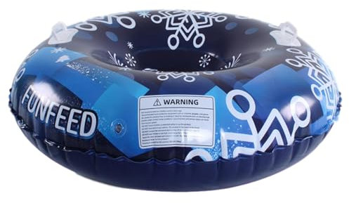 Aufblasbares Schneerohr, Schlitten für Schnee – robustes aufblasbares PVC-Schneeschlauch, Winterspielzeug aus reißfestem Schlittenrohr für Erwachsene