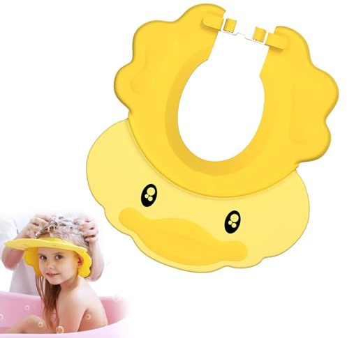 Baby Shower Cap, Kids Hair Washing Shield, Children Shampoo Cap, Baby Bath Cap Visor Hat for Eyes Ears and Face Protector, Bath Head Shield for Infant, Toddlers, Child
