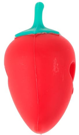 Gatuida Tappo Antitrabocco in Silicone Per Pentola Resistente Al Calore Per Coperchi Pentole Supporto Forma Peperoncino Per Prevenire Traboccamenti e Proteggere Ustioni