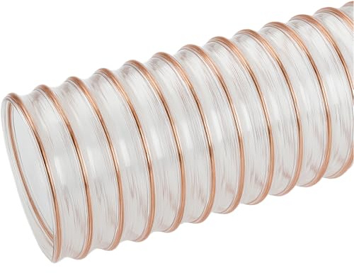 Fittingstore - METERWARE - Schwerer Saug-Druck PU-Spiralschlauch - Vakuumschlauch Förderschlauch Absaugschlauch - schwer entflammbar, DIN 4102 B1 (Standard, 30 mm (Innendurchmesser))