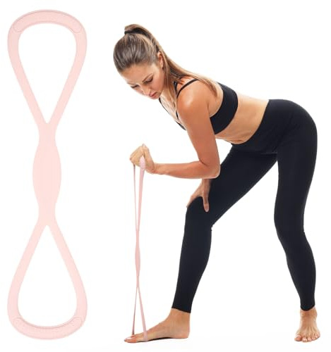 15 Livres Elastique Musculation, Traction Bande Elastique Musculation, Elastique Sport pour Pilates Yoga Exercices D'éTirement