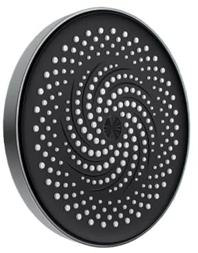 Cabezal de ducha de lluvia supercargado de 275 mm con panel grande, boquilla de pulverización superior de alta presión, accesorio de baño, color negro(G Ceiling Shower)