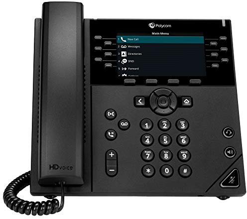 POLYCOM Téléphone de Bureau VVX 450 (RENOUVELÉ) Skype Entreprise