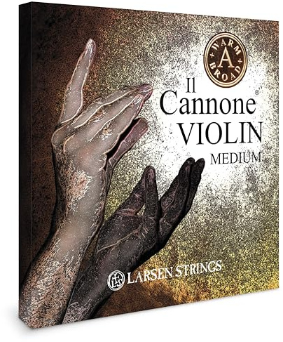 Larsen Il Cannone Violinsaiten - Medium Tension Set mit Warm & Wide A für satte Wärme mit raffinierter Kraft