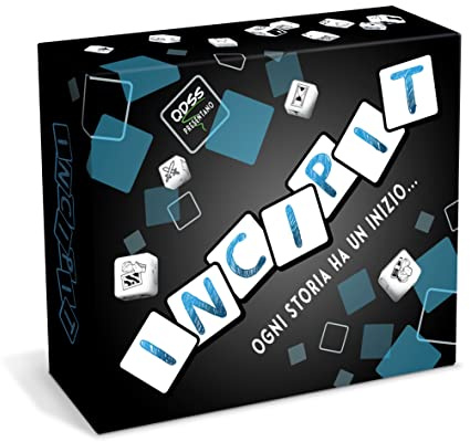 Asmodee - Incipit - Würfelspiel mit App von diesen Zwei auf dem Server (QDSS), 2+ Spieler ‍, 6+ Jahre, italienische Ausgabe