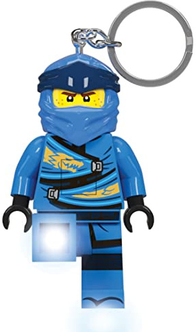 Lego Ninjago Legacy nyckelring ljus – Jay – 76 mm stor figur
