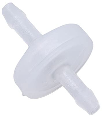 10 STÜCKE Barb Rückschlagventil PP Einweg-Rückschlagventil Rückschlagventil Kunststoff Ozonbeständige Membran Einweg-Wasserabsperrventil (3mm durchscheinend)