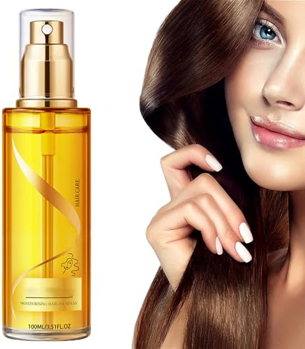 Fragrance Hair Care Essential Oil Spray, Huile capillaire, Huile Essentielle de Traitement Capillaire Hydratante, Nourrit Intensément & Restaure - Pour Cheveux Desséchés - Sans Rinçage