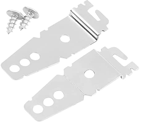 KONTONTY Kit de Montage pour Lave-vaisselle, Support en Fer Robuste, 2 Pièces, Installation Rapide, Empêche le Déplacement Basculement sous Plan de Travail