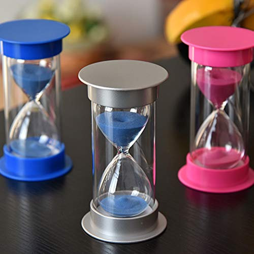 Liliume Sanduhr für Kinder 4Pcs Sanduhren Set für Kinder 5 Minuten 10 Minuten 15 Minuten 30 Minuten Sanduhr Zähneputzen der Kinder, Kochen, Spiel, SchuleKinder