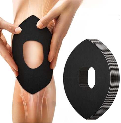 10 pièces en bandes de genou en forme de y 5 cm × 5m - ruban sportif respirant avec une responsabilité de 72 h pour les coureurs/sports de force - Élastique médicale pour les problèmes du ménisque e