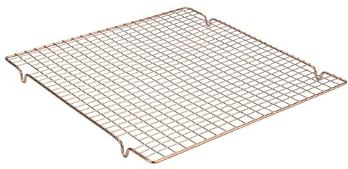 Dr. Oetker Griglia di raffreddamento da cucina, per raffreddare gli alimenti, griglia da pasticceria per decorare torte, dolci, materiale acciaio inossidabile, dimensioni 30 x 30 cm