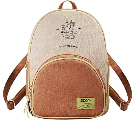 Snoopy Premium PU lusso zaino elegante borsa arachidi merce