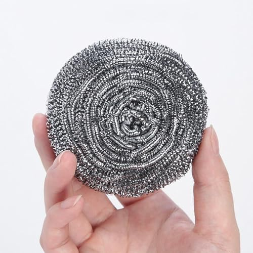 Household stainless steel cleaning balls, kitchen pot scrubbing dishwashing, steel wool balls, four brush pots, dishwashing cleaning balls