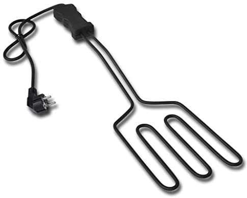 Accendifuoco elettrico BBQ 1500 W – Acciaio inossidabile con manico in plastica – Veloce e sicuro per un perfetto piacere di grigliate