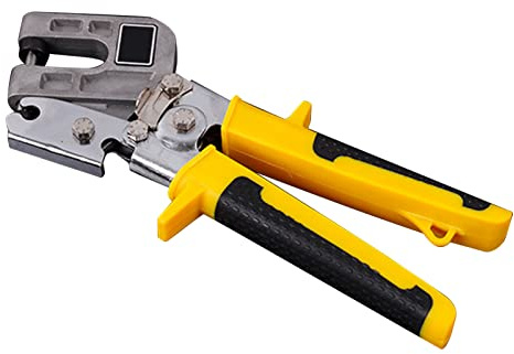 Pinza per chiglia, pinza per punzonatura in metallo resistente e perforatore per cintura per cartone in pelle, plastica con impugnatura comoda per la lavorazione artigianale