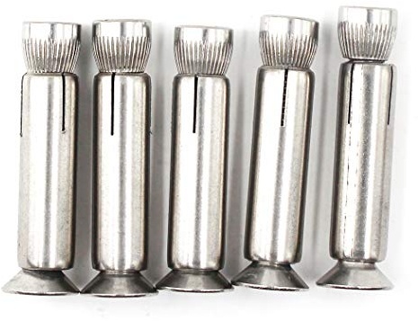 M6 x 70 304 - Perno de expansión hexagonal interno de acero inoxidable (5 unidades)