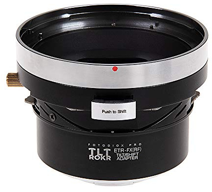 Fotodiox Pro TLT ROKR Tilt/Shift Lens Adapter Compatible with Bronica ETR Lenses on Fujifilm X-Mount Cameras