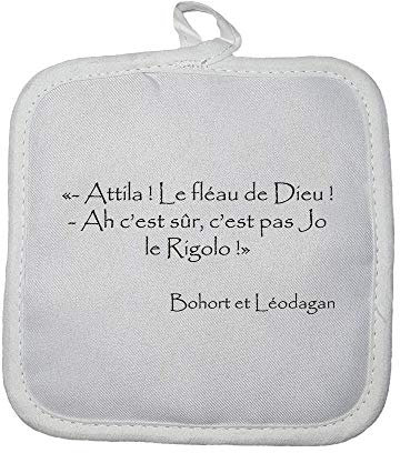 Manique Gant de Cuisine Léodagan Jo Le Rigolo Citation Kaamelott