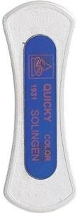 Erbe Solingen Saphir-Rillenfeile – doppelseitig, grob & fein, 8 cm – Perfekt für Flugreisen, schonend für Nägel – Made in Germany, langlebig & nachhaltig – Nagelfeile für professionelle Maniküre