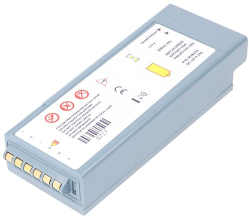 Batteria al litio compatibile con Philips, Laerdal Heartstart Forerunner 2, 2+, M3863A