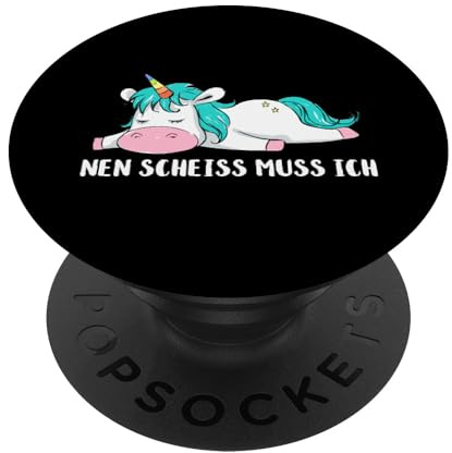 Faules Sarkasmus Freundin Lustiges Geschenk Einhorn Sprüche PopSockets mit austauschbarem PopGrip