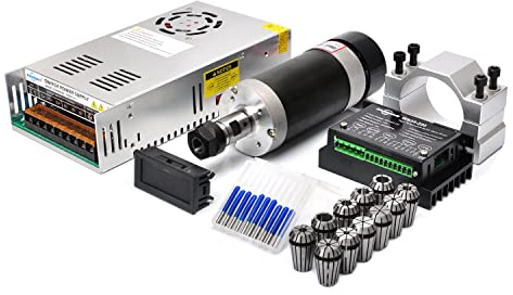 Daedalus Kit Motore Mandrino Brushless CNC, 500w, ER16, 48V DC, 12000RPM