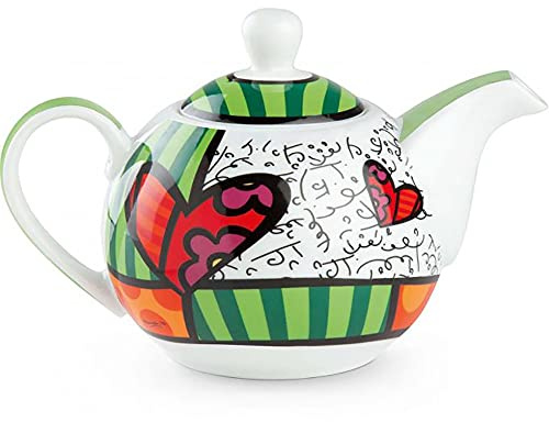 Egan Teekanne Kollektion Britto Icons. Artikel aus mehrfarbigem Porzellan. Größe: 12 cm H. Die Referenz ist PBT81S/CU