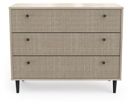 Demeyere Commode - 3 Tiroirs - Saigon - Fabriqué en France - Garantie 2 ans