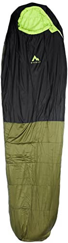 McKINLEY Unisex – Erwachsene Trekker Schlafsack, Olive Dark/Black Nig, 195L