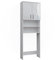 Vicco Mobiletto per lavatrice Irma, Bianco lucido/bianco, 64 x 190.5 cm