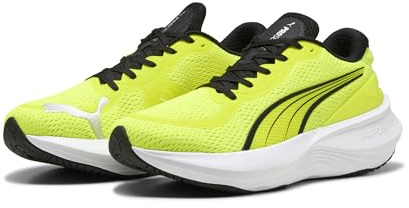 PUMA SCEND PRO 2, Scarpe per Jogging su Strada Unisex-Adulto, Yellow Alert Black, 40.5 EU