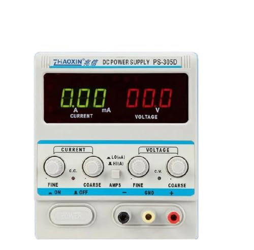 KAYPBWQMG Fuente de alimentación Variable de 30V y 5A CC for Ajuste de PS-305D de Laboratorio, Fuente de alimentación CC regulada Digital de 110V/220V