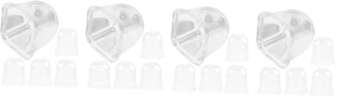 SUPVOX 4 Juegos Cubierta Vegetal Decoración Aumentó Mimbre Accesorios Jardin Cubremacetas Semillas Plantas Cúpula Vegetal Transparente Maceta De Cúpula De Planta El Plastico 5 Piezas * 4