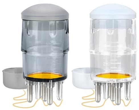 2uds Aplicador para Cuero Cabelludo, Pequeño Frasco Aplicador Sérum & Aceite Crecimiento Capilar Rápido Sin Derrames Cepillo Precisión Peine Radicular para Aplicación Fácil & Masaje