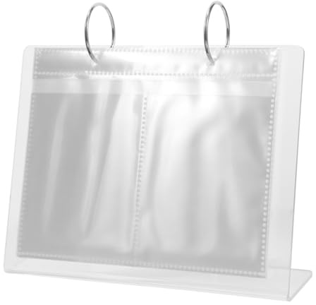 VICASKY Pochettes à Bijoux Transparentes 4 Pouces Résistantes Aux Rayures Pour Boucles D’oreilles Bagues Colliers Paquet De Rangement Portable Pour Usage Voyage Bureau Maison