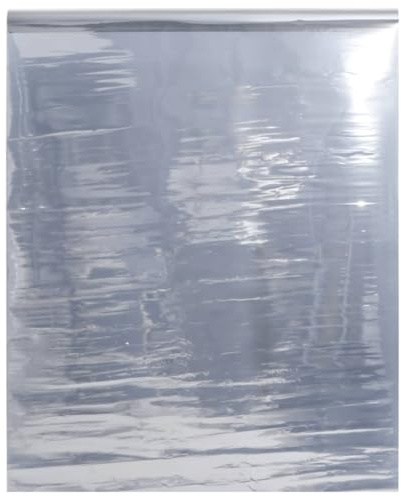 INLIFE Sonnenschutzfolie Statisch Reflektierend Silbern 60x2000 cm PVC,Heim & Garten,Dekoration,Fensterdrapierung,Fensterfolie,Silber,1.93 KG,155864