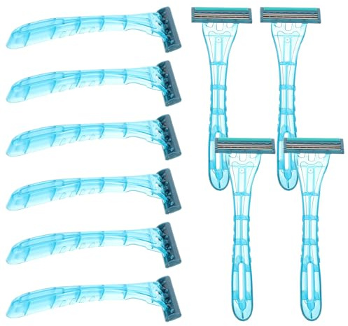 Cabilock Maquinillas de Afeitar y Afeitado Cómodo Desechables de Acero Inoxidable 20 Piezas Diseño Ergonómico para Viaje Personal para Hombres y Mujeres