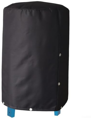 Qualoramall Outdoor Springbrunnen Druckpumpe Isolierung Abdeckung 600D Wasserdicht Thermoschutz für Garten Terrasse Keller Rasen 61 x 86,4 cm Schwarz