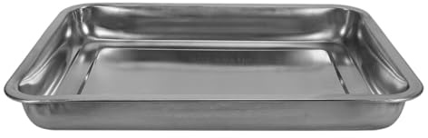 Toyvian Pigeon Stainless Steel Bath for Parrots and Birds Cleaning Basin for Home and Pet Stores Bird Cage Bathtub Parrot Shower Box Metal Bathtub for Parakeet and Cleaning Accessories