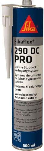 Sikaflex 290 DC PRO Bootdichtmasse Stabdecksverfugung Marinedichtstoff 300ml Kartusche schwarz