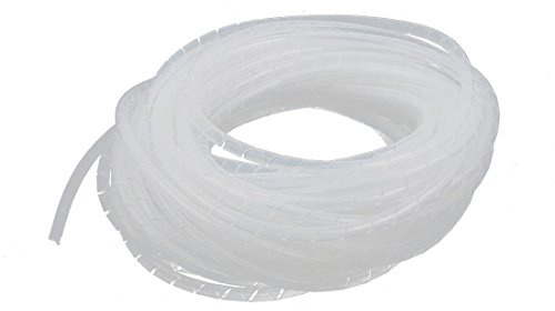 Aexit 3mm Durchmesser - flexibler Spiralschlauch-Kabel-Wire-Wrap-Computer verwalten Kabel weiß 20 Meter (b5864cd6dfa2ec98df779f19f1764411)