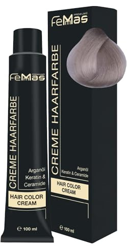 FemMas Haarfarbe Superaufheller Asch 901 I Creme Haarfarbe zur Aufhellung um bis zu 5 Tonstufen I Dauerhafte Haarfärbung für strahlende, haltbare Farbergebnisse I 100 ml