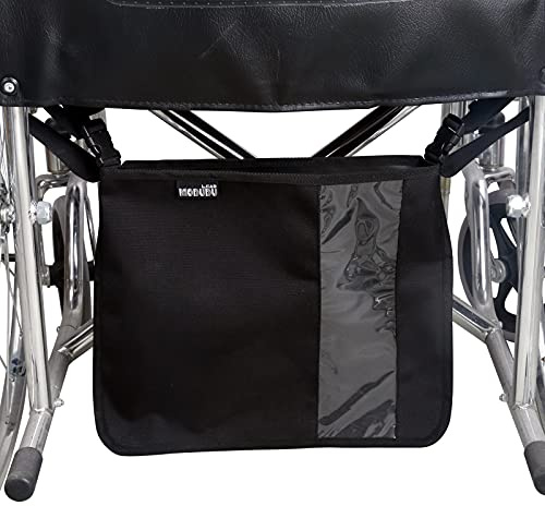 LEAD MODUDU Wheelchair Under Basket for Catheter Bag Covers Infusion Bag Foley Catheter Bag Urine Drainage Bag Holder Inspection Window Nephrostomy Drainag Bag