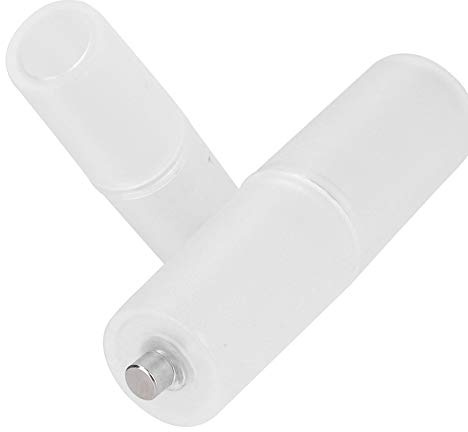 Dioche AAA Batterien Adapter zu AA, 10 Stück Batterie Konverteradapter, Batteriehalter, Gehäuseumschalter (Transparent) (Transparent)