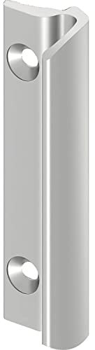 ROTO 355837 Balkontürgriff Länge 74 mm, Aluminium Silber eloxiert,