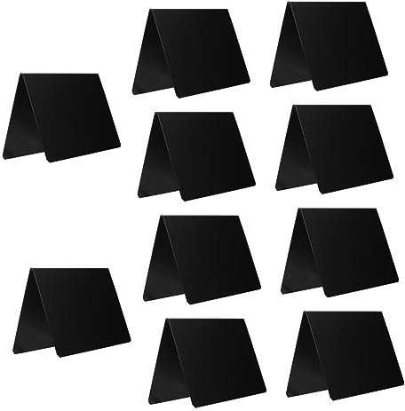 10St Etikett Tafel preisschild besprechungstisch dekoration geburtstag tabletstaänder geburtstag dekoration Preislabel pflanzenschilder Mini das Schild Taiba Beschilderung PVC