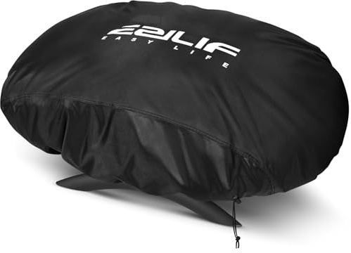 Ezilif Cubierta para barbacoa 600D 70 x 45 x 32 cm para Weber Q100/Q1000 | Cubierta para barbacoa resistente y resistente al agua, cubierta para barbacoa de gas para Enders, Char Broil & Weber Genesis