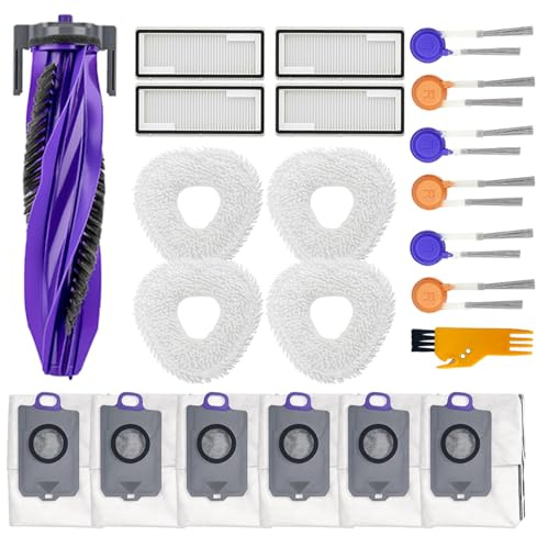 Accessori Per Narwal Freo Z10 Roboter Aspirapolvere Ricambio 22 Sztuki | Freo Z10 Ricambio,1 Spazzola principale, 4 HEPA Filtri, 4 Asciugamani, 6 Spazzola Laterale,6 Sacchetto di Polvere
