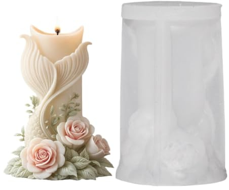 in Silicone per Candele Strumento di Colata e Coda di